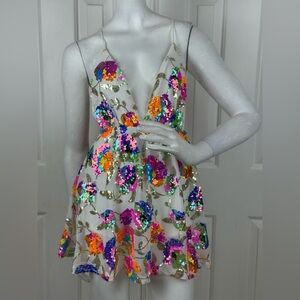 Lucy in the Sky Sequin Embellished Dress. D12